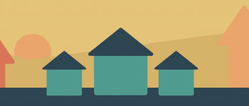 Image - illustration of houses and arrows